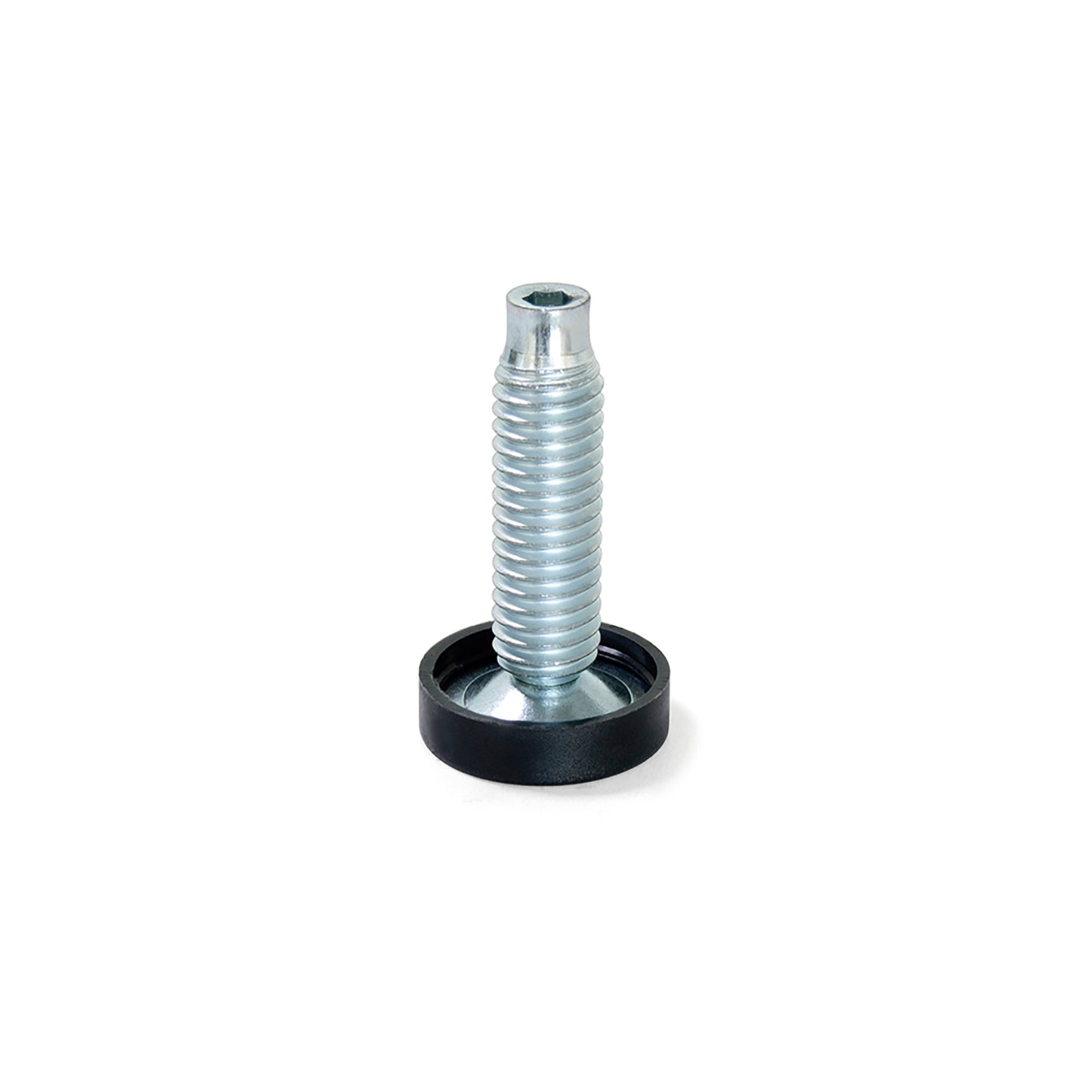 Piedino regolabile per mobile, base circolare, M10