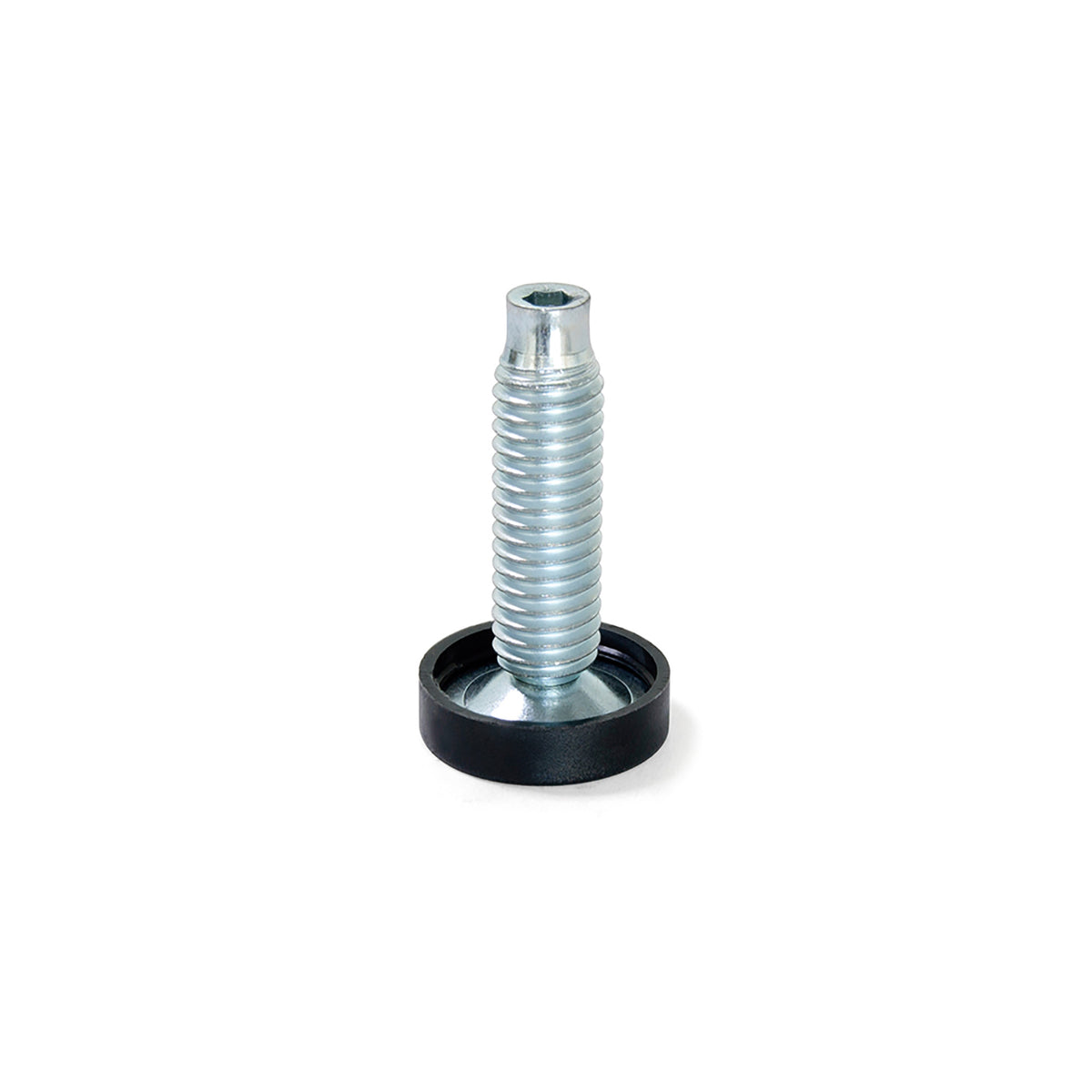 Piedino regolabile per mobile, base circolare, M10