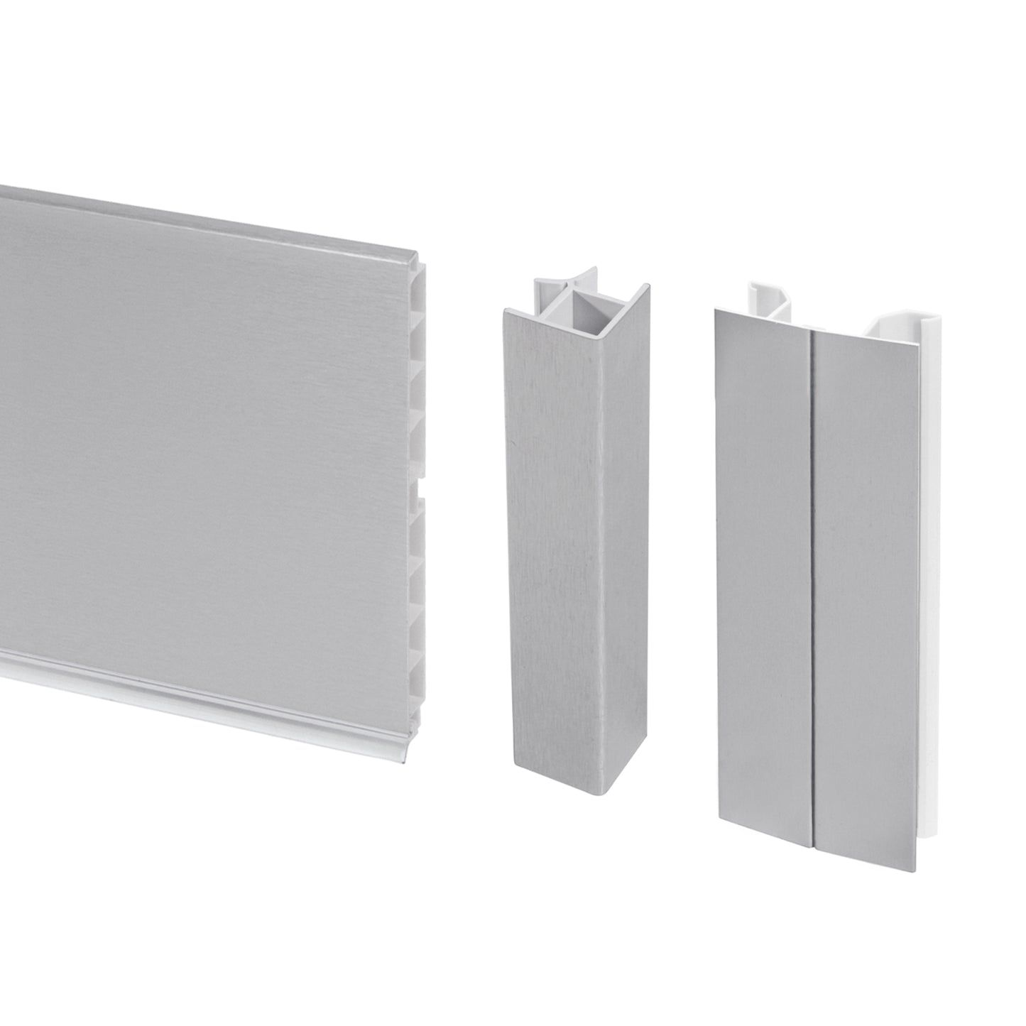 Kit battiscopa da cucina Plasline con accessori per unione