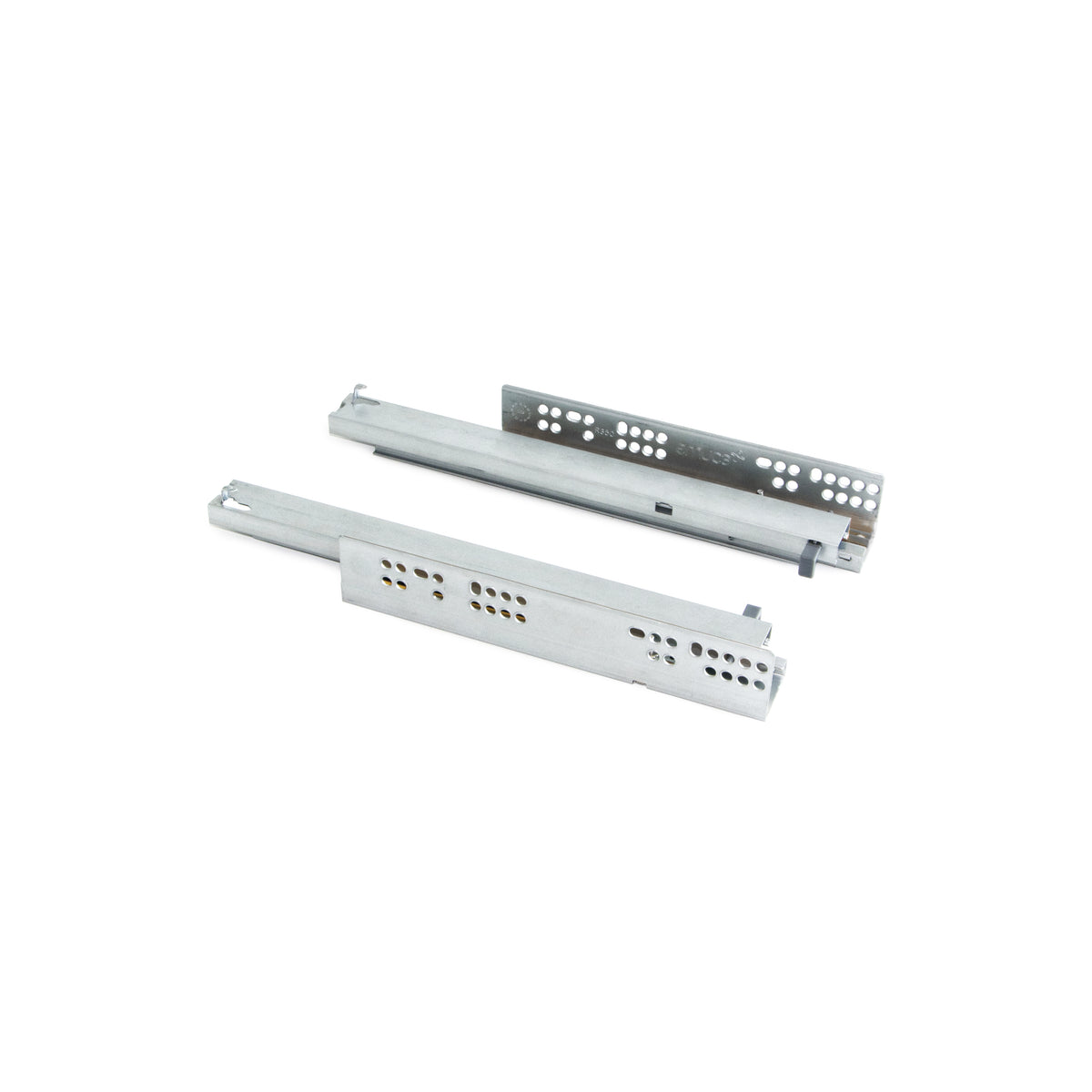 Guide a scomparsa Silver per cassetti ad estrazione totale con chiusura soft (250 - 550)