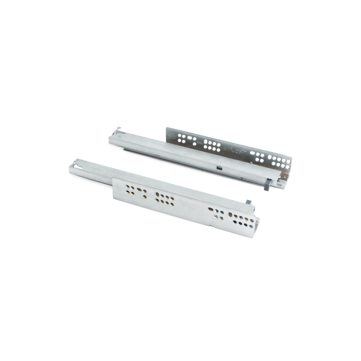 Guide a scomparsa Silver per cassetti ad estrazione totale con chiusura soft (250 - 550)