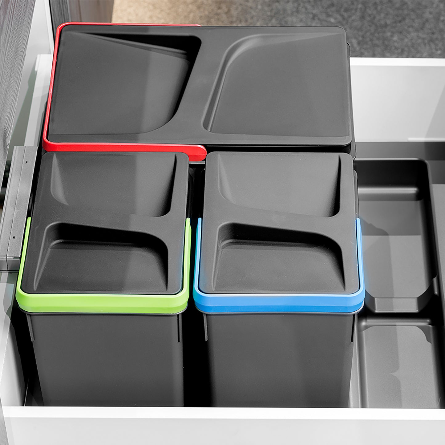Base Recycle per pattumiere per cassetti da cucina
