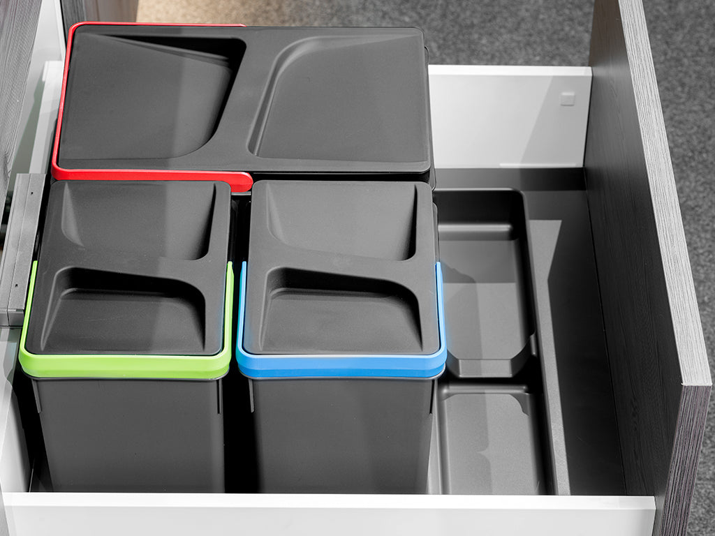 Base Recycle per pattumiere per cassetti da cucina