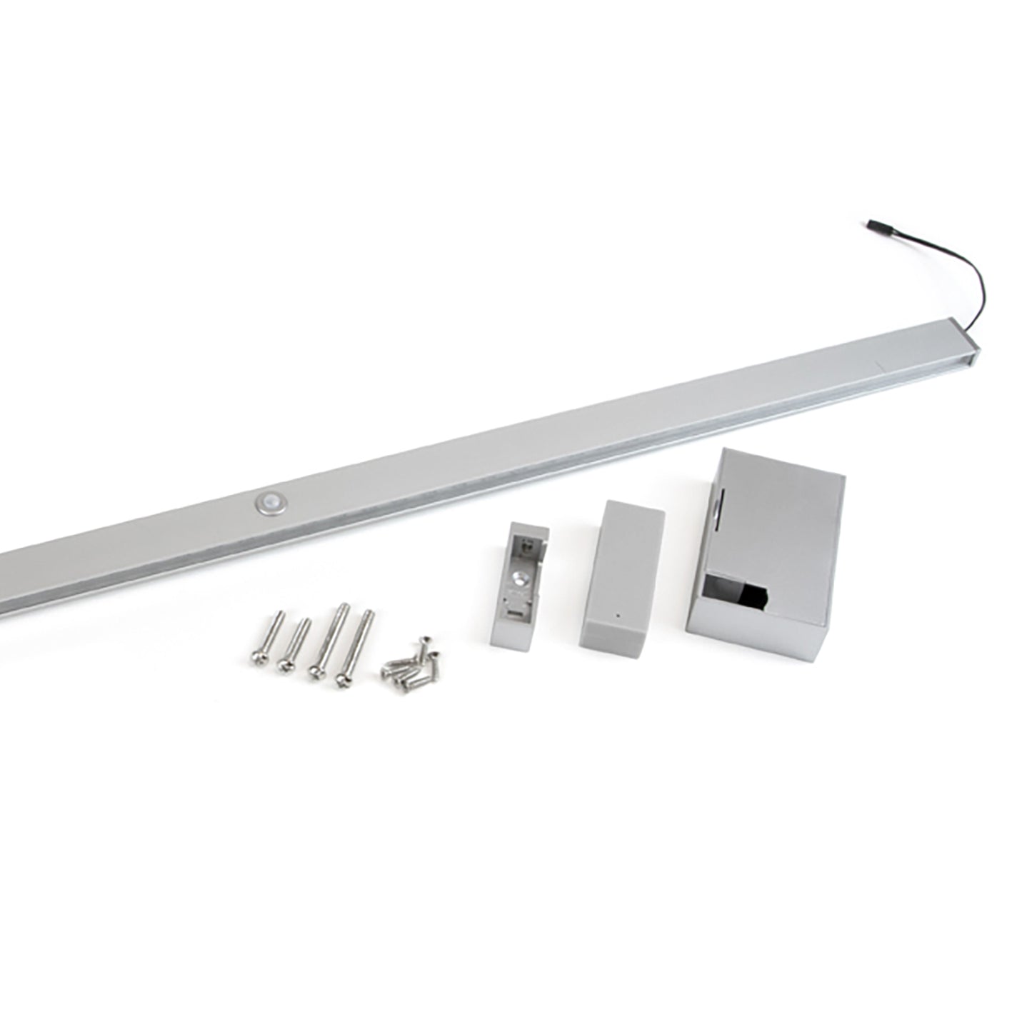 Barra appendiabili per armadi Castor con luce LED, batteria rimovibile e sensore di movimento