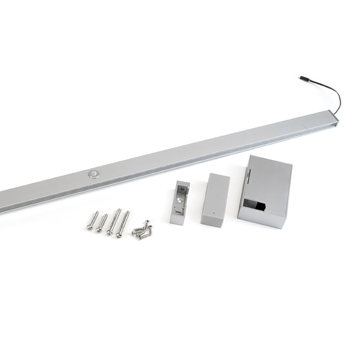 Barra appendiabili per armadi Castor con luce LED, batteria rimovibile e sensore di movimento