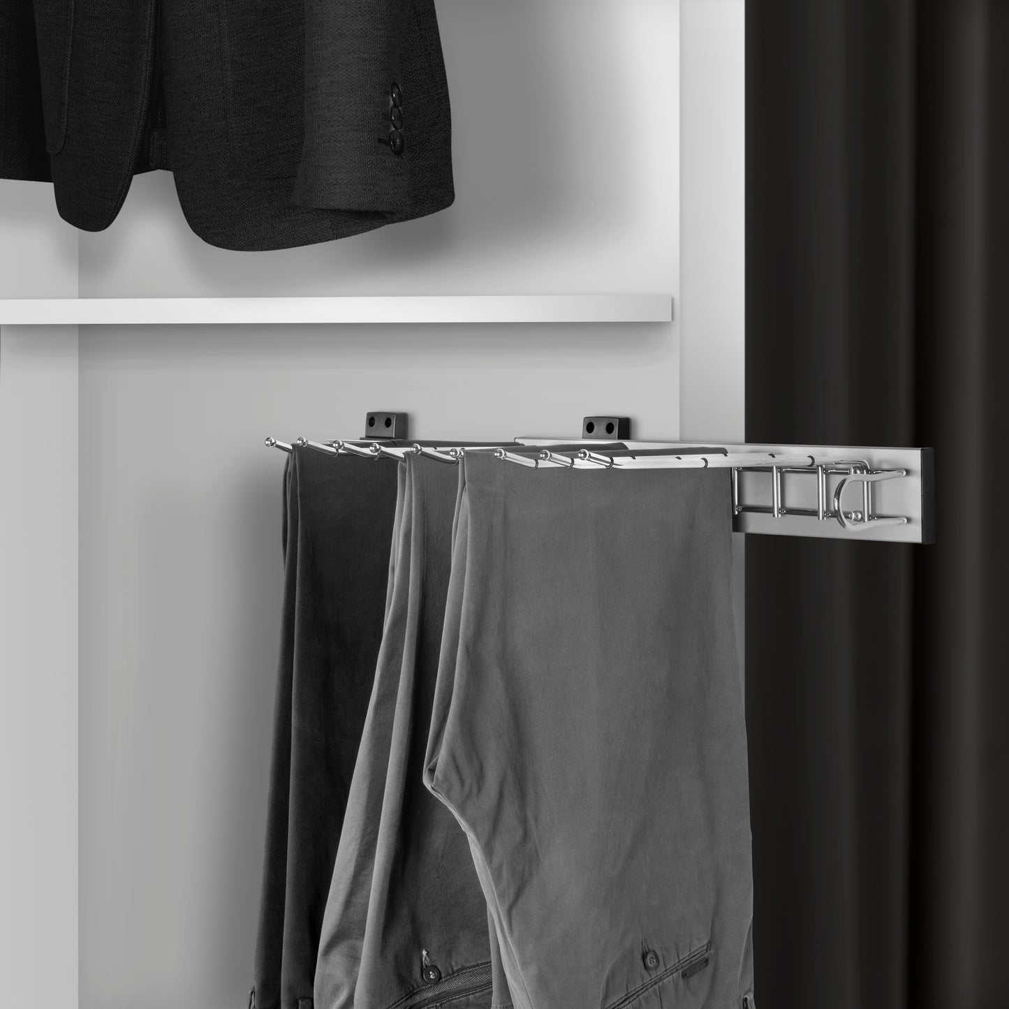 Porta pantaloni Self montaggio laterale per armadio