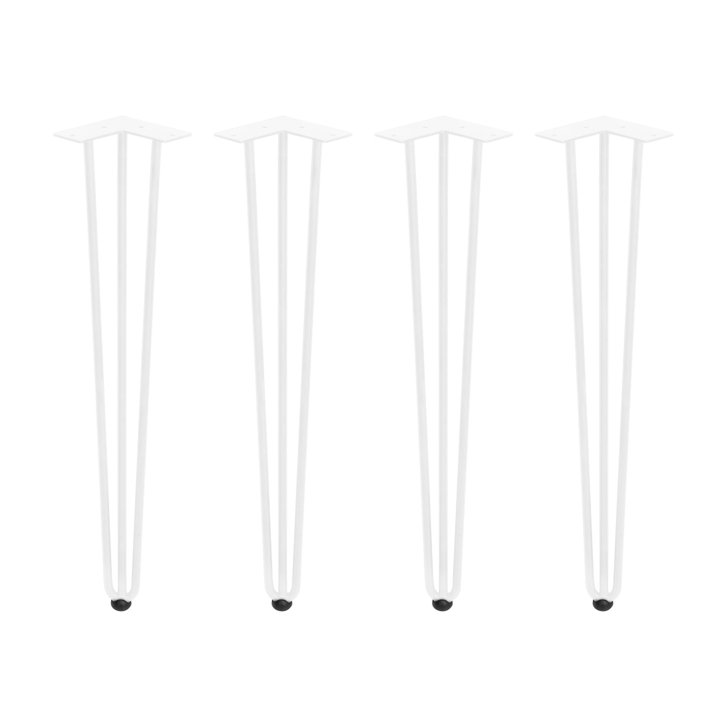 Gambe Hairpin di 3 bastoncini per tavolo