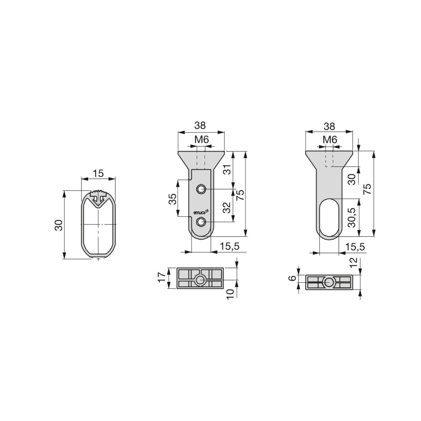 Kit tubo per armadio Silk
