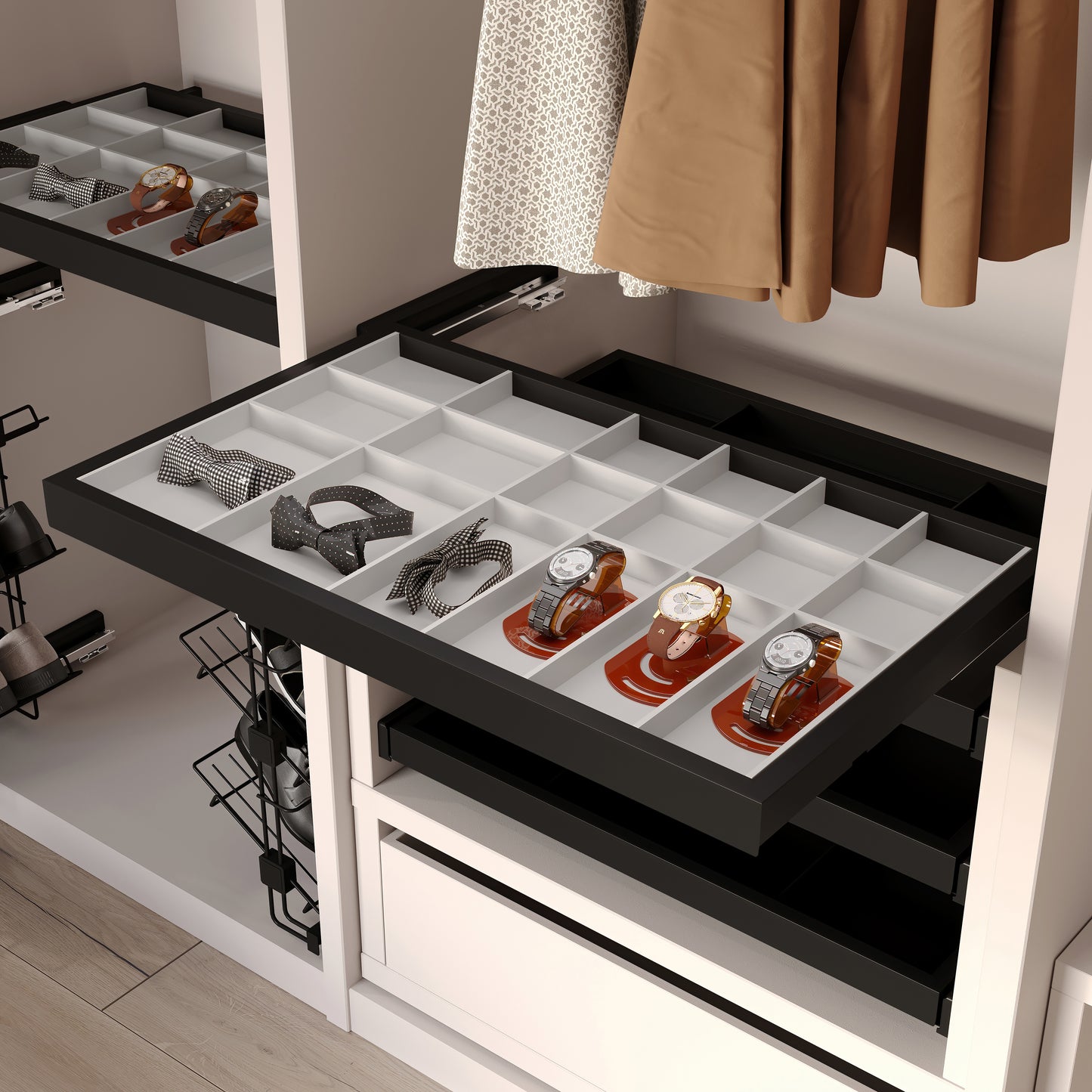Kit cassetto organizzatore Hack per armadio