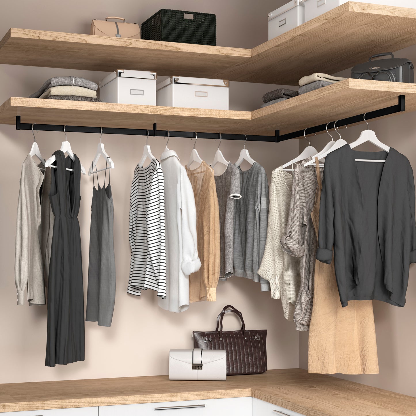 Kit tubo per armadio Luxe