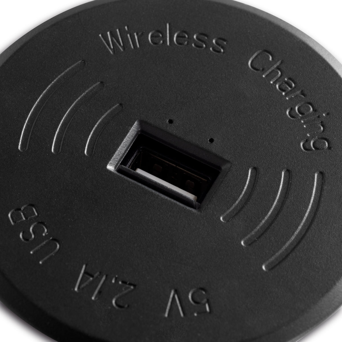 Caricatore mobile di superficie wireless USB-A Airtop 2 (60 mm)