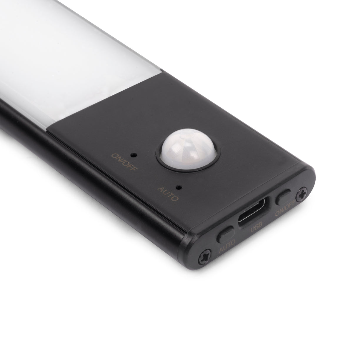Applique LED Kaus Black ricaricabile via USB con sensore di movimento