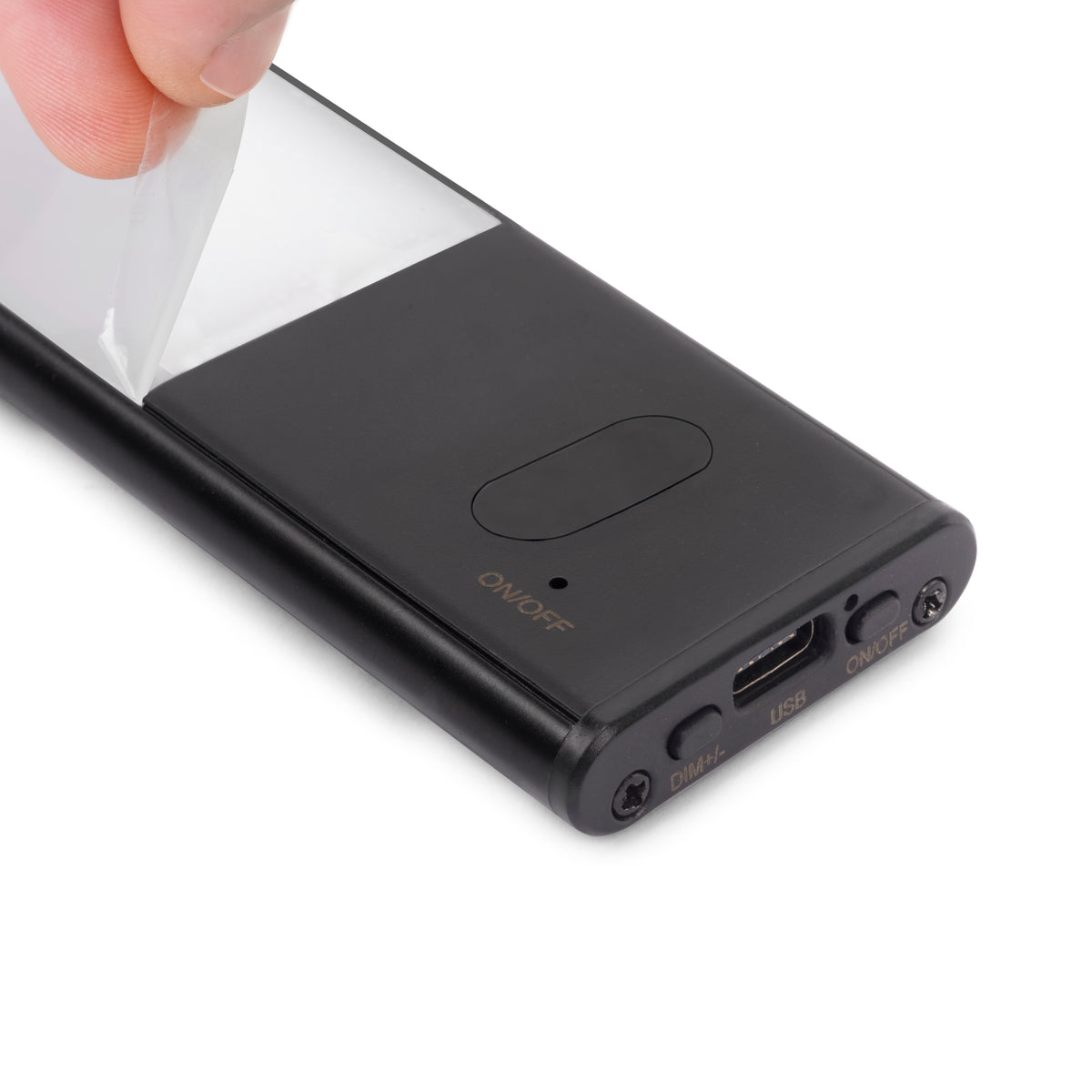 Applique LED Kaus Black ricaricabile via USB con sensore di prossimità
