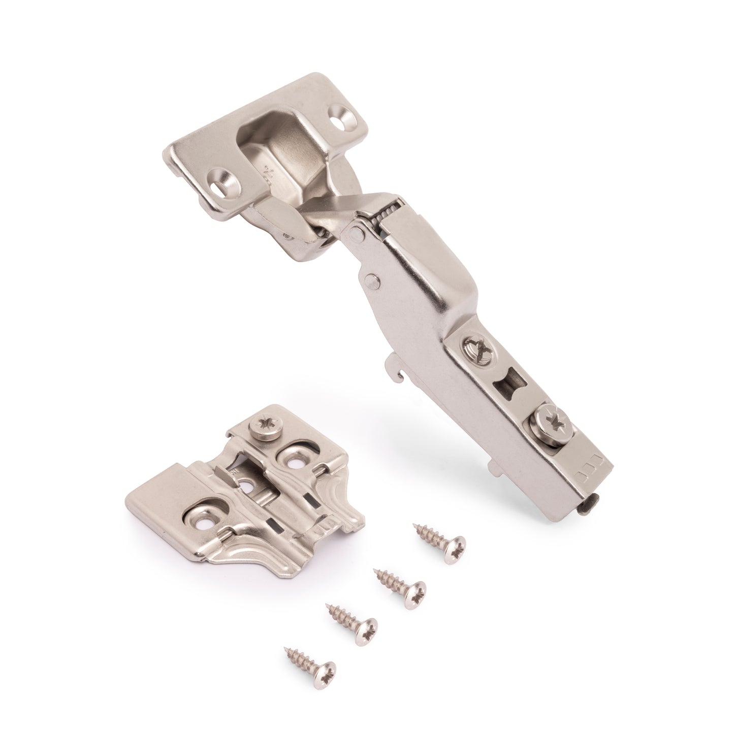 Kit cerniera mezzo collo X92 con chiusura ammortizzata e basette per vite