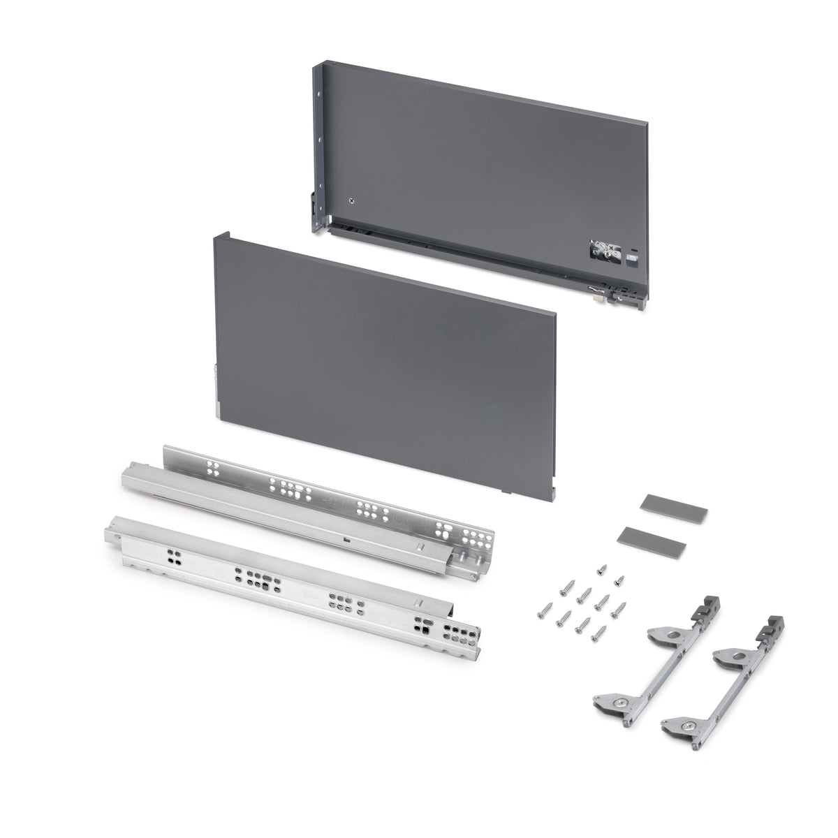 Cassetto esterno Vertex, 60kg, altezza 242mm e regolazione 3D