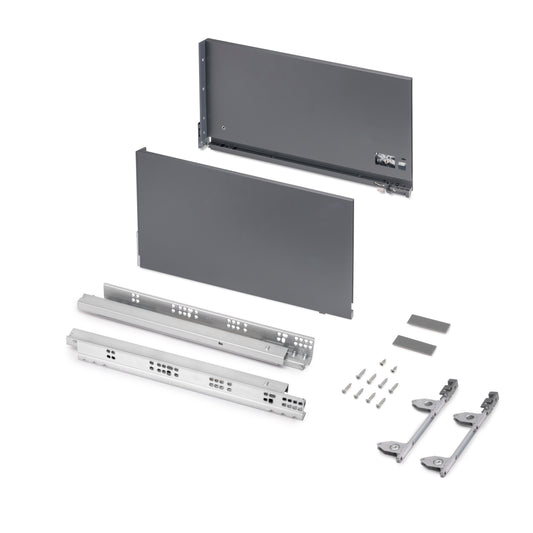Cassetto esterno Vertex, 60kg, altezza 242mm e regolazione 3D