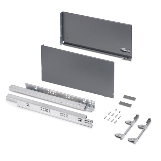 Cassetto esterno Vertex, 60kg, altezza 242mm e regolazione 3D