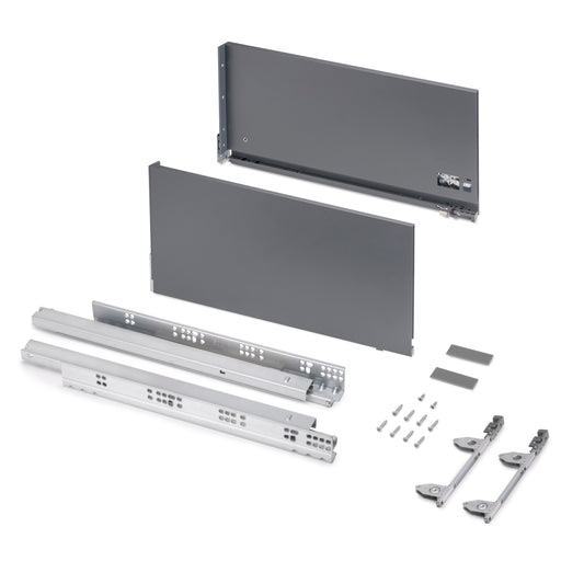 Cassetto esterno Vertex, 60kg, altezza 242mm e regolazione 3D