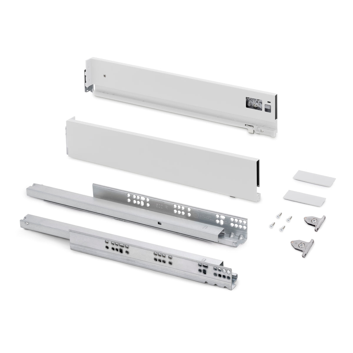 Cassetto esterno Vertex, 40kg, altezza 93mm e regolazione 3D