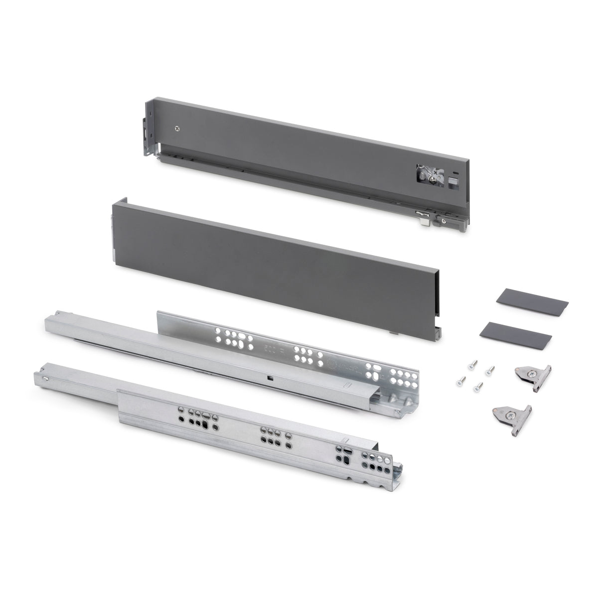 Cassetto esterno Vertex, 40kg, altezza 93mm e regolazione 3D