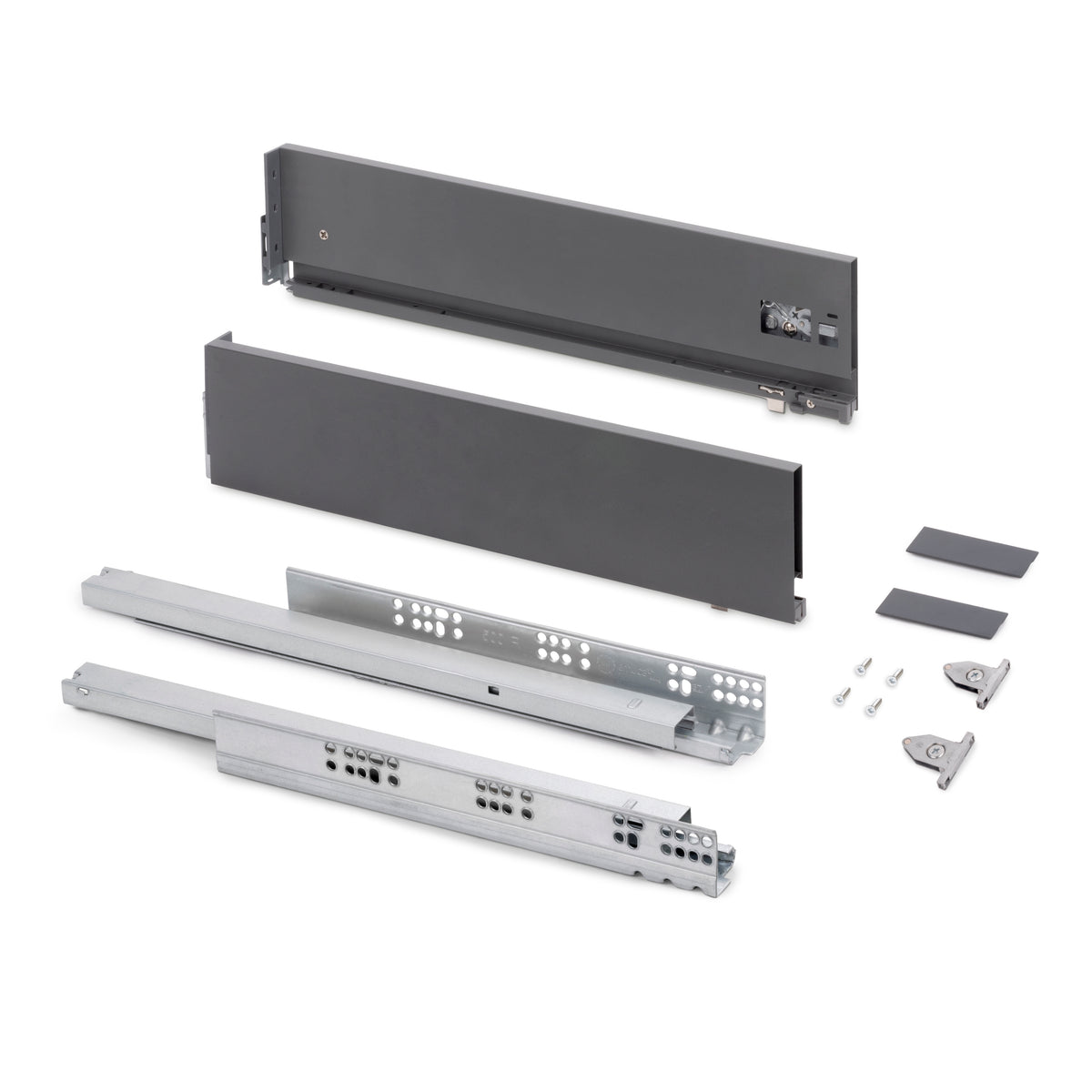 Cassetto esterno Vertex, 40kg, altezza 131mm e regolazione 3D