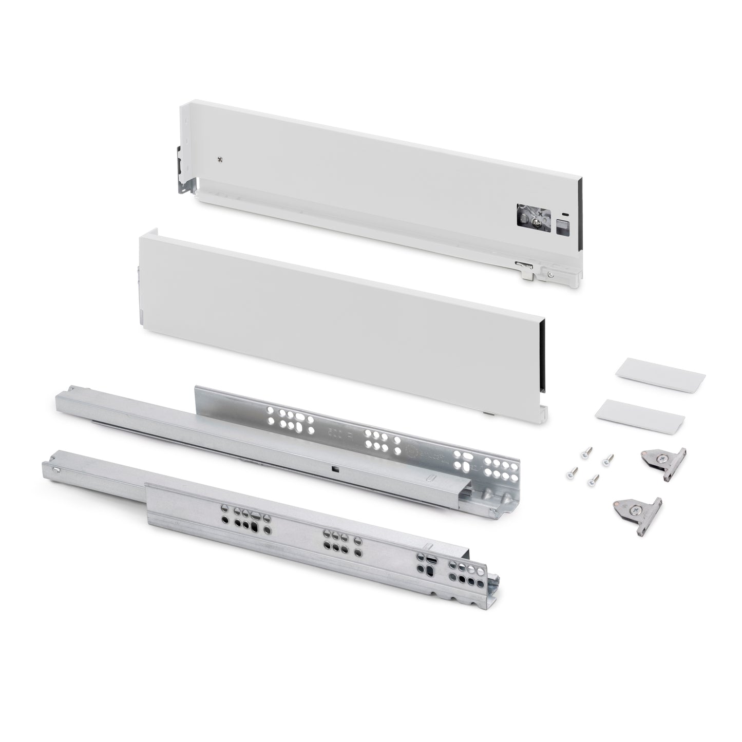 Cassetto esterno Vertex, 40kg, altezza 131mm e regolazione 3D