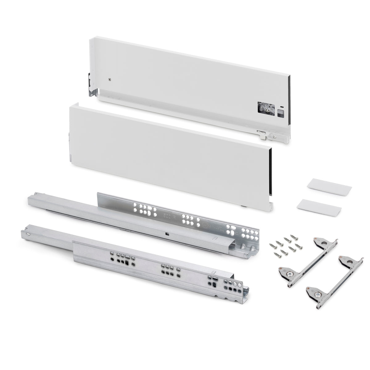 Cassetto esterno Vertex, 40kg, altezza 178mm e regolazione 3D