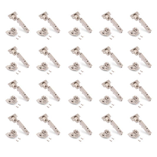 Kit cerniera collo dritto X92 con chiusura ammortizzata e basetta