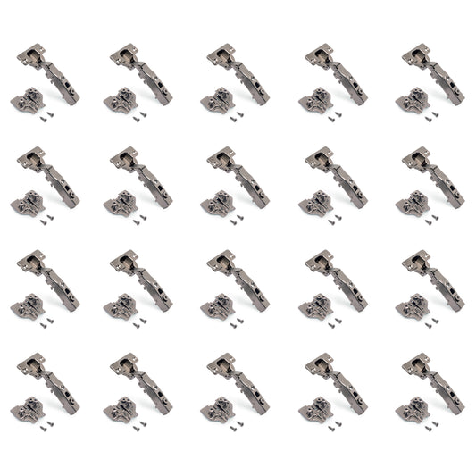 Kit cerniera collo dritto X91 con chiusura ammortizzata e basetta