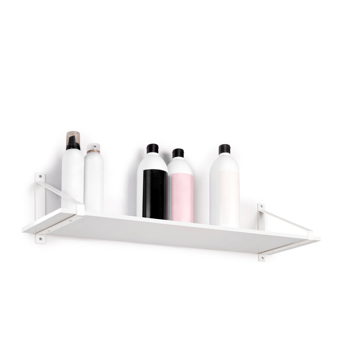Set di supporti per mensole in legno Shelf con forma triangolare