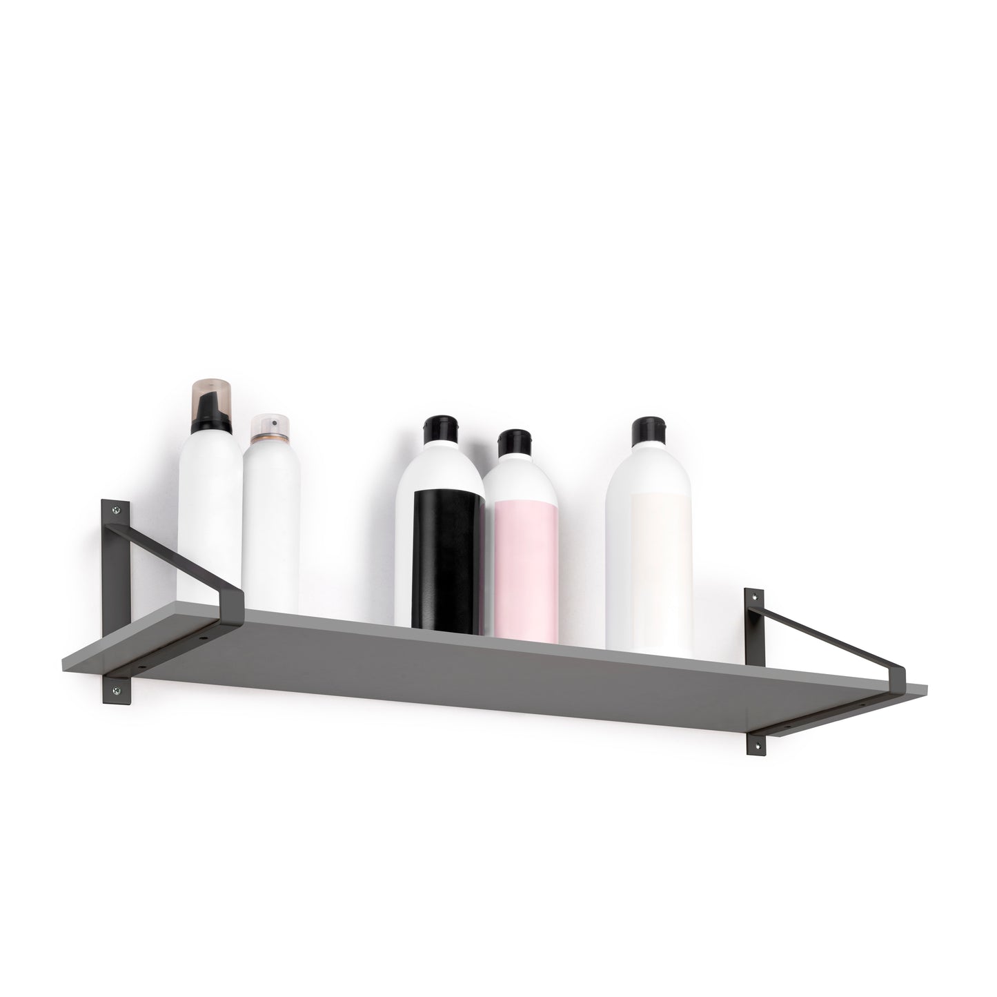Set di supporti per mensole in legno Shelf con forma triangolare