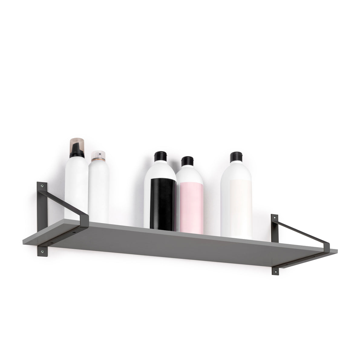 Set di supporti per mensole in legno Shelf con forma triangolare