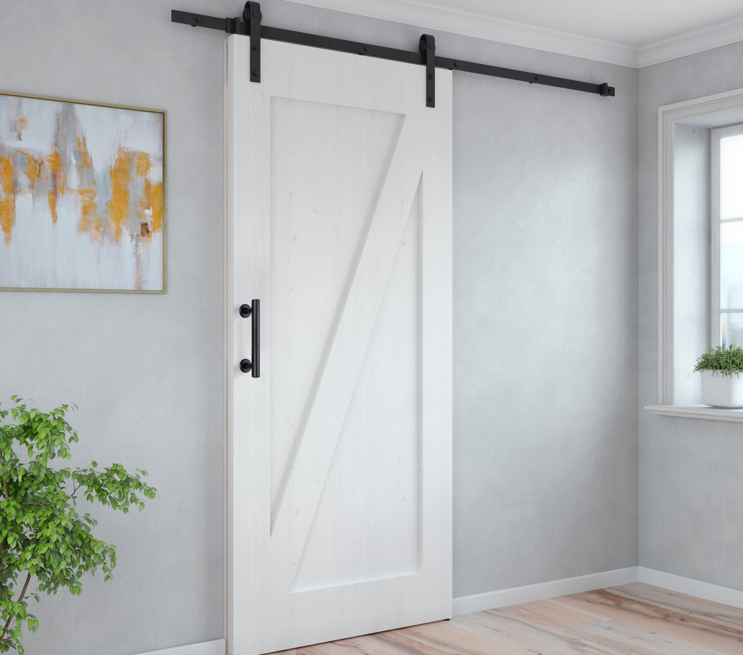 Maniglia per porte scorrevoli in legno sospese Pasadena