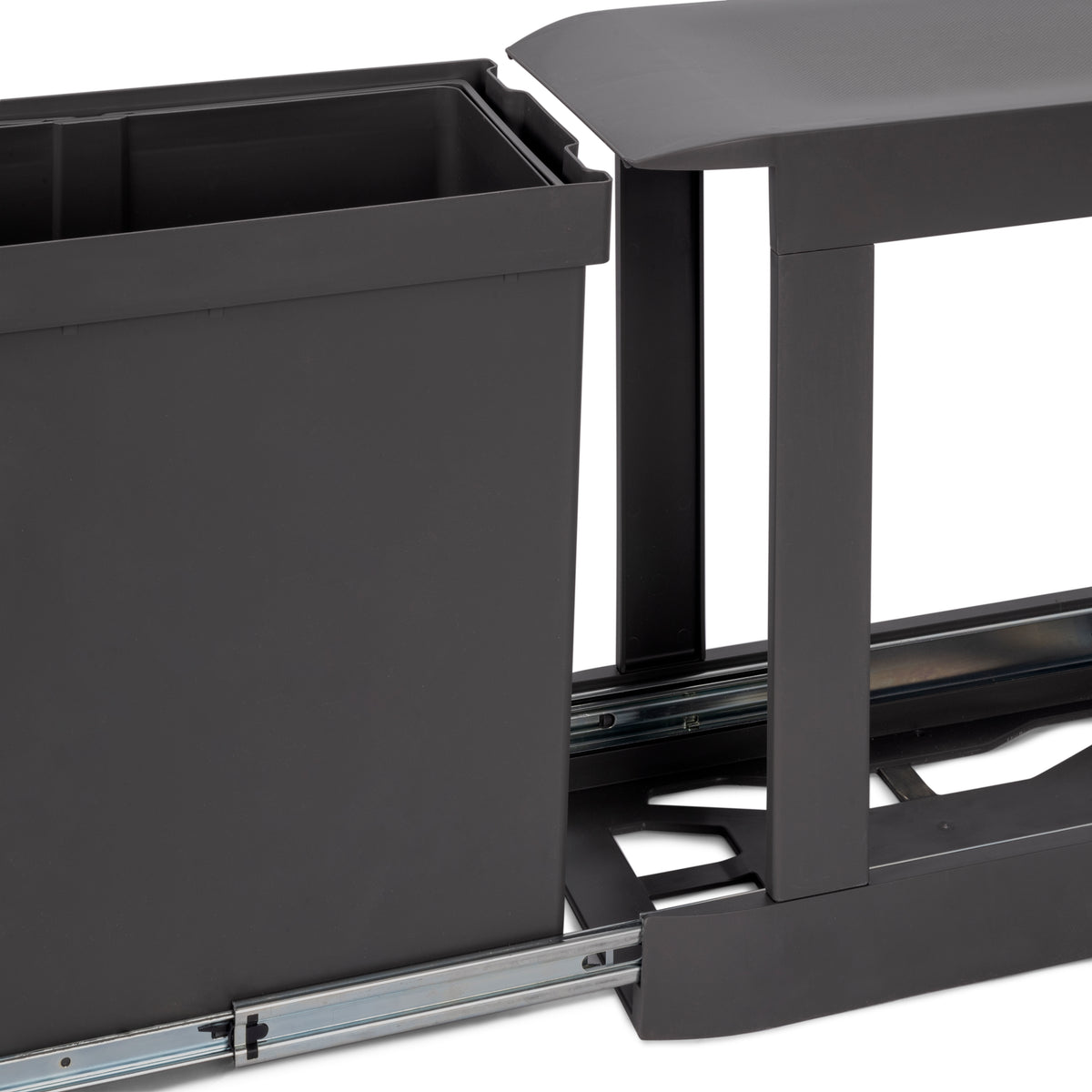 Pattumiera per raccolta differenziata per cucina, 1 x 30L, fissaggio inferiore, estrazione automatica