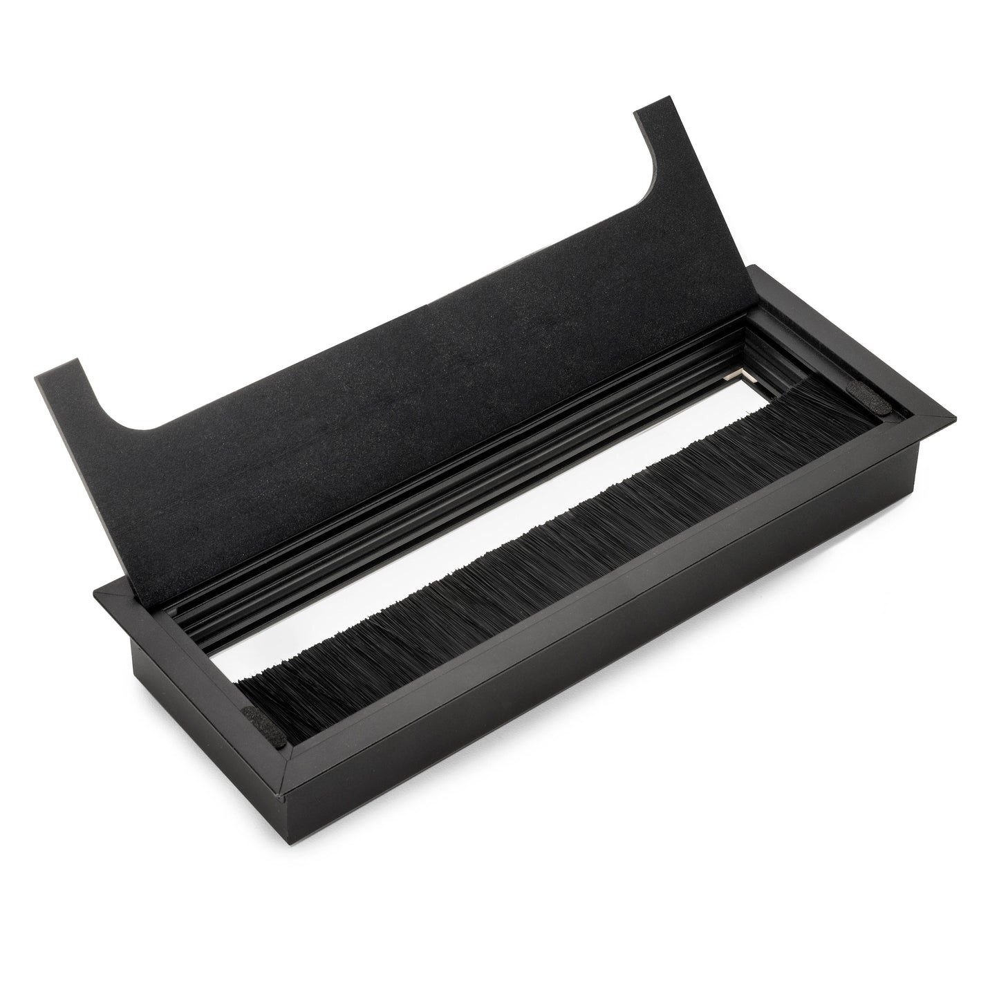 Passacavi da tavolo Quadrum, rettangolare (159x80mm, 269x80mm)