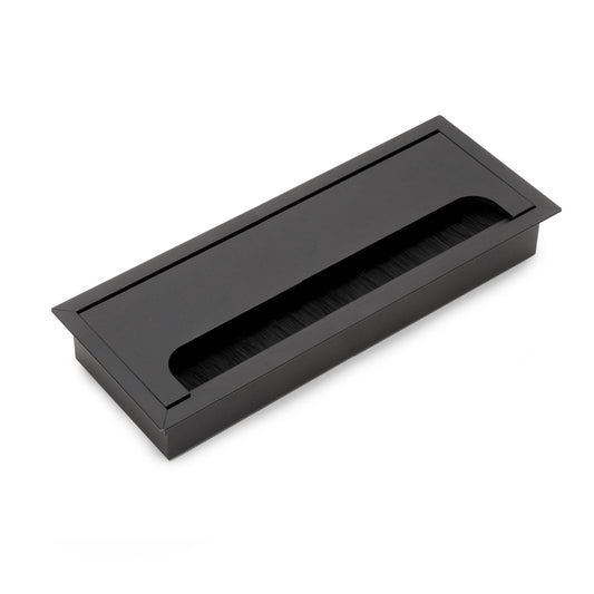 Passacavi da tavolo Quadrum, rettangolare (159x80mm, 269x80mm)