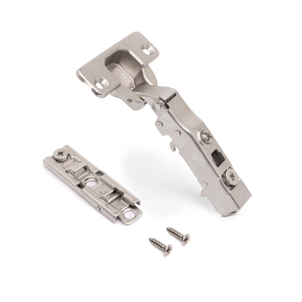 Kit cerniera collo dritto X91 con chiusura ammortizzata e basetta dritto