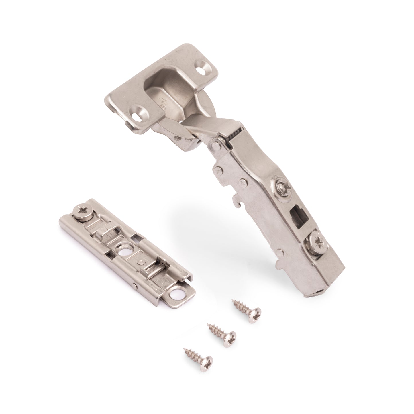 Kit cerniera collo dritto X91 con chiusura ammortizzata e basetta dritto