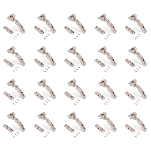 Kit cerniera collo dritto X91 con chiusura ammortizzata e basetta dritto