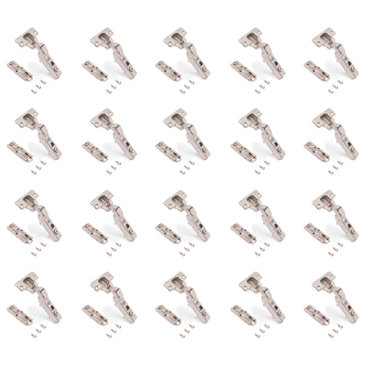 Kit cerniera mezzo collo X91 con chiusura ammortizzata e basetta dritto