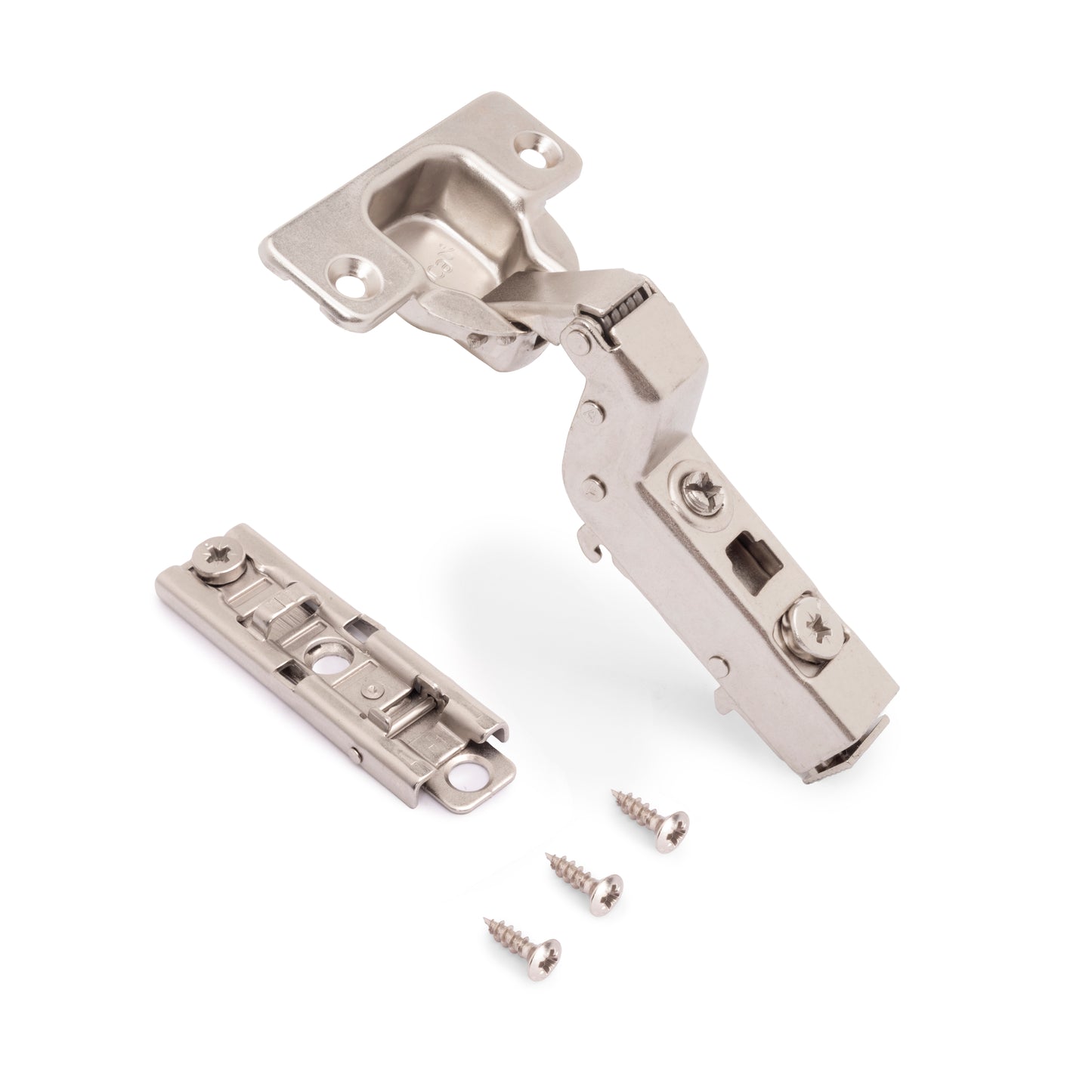 Kit cerniera collo alto X91 con chiusura ammortizzata e basetta dritto