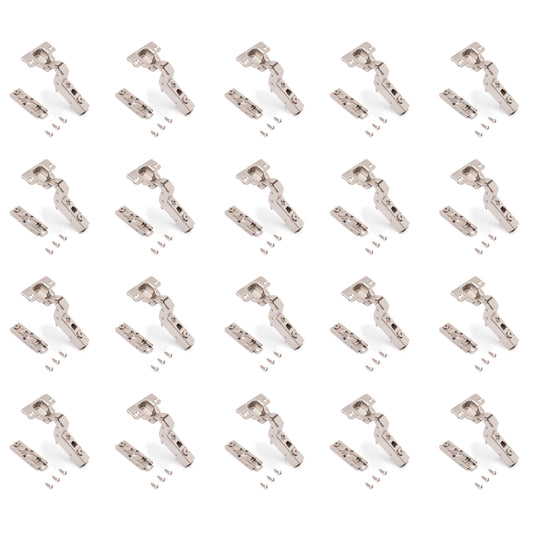 Kit cerniera collo alto X91 con chiusura ammortizzata e basetta dritto