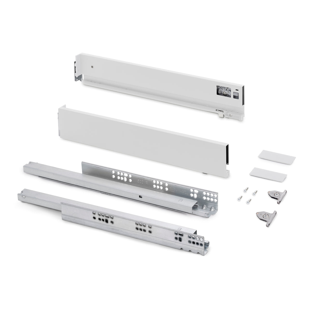 Cassetto esterno Vertex, 40kg, altezza 83mm e regolazione 3D