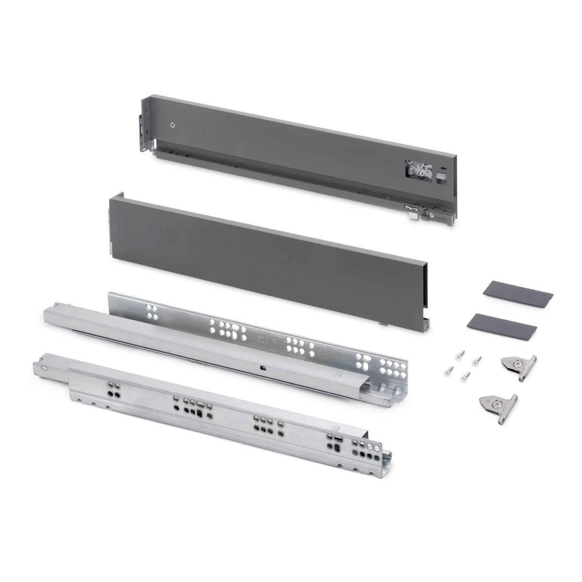 Cassetto esterno Vertex, 60kg, altezza 93mm e regolazione 3D