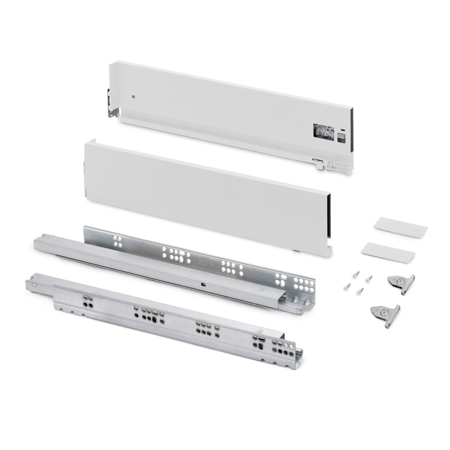 Cassetto esterno Vertex, 60kg, altezza 131mm e regolazione 3D