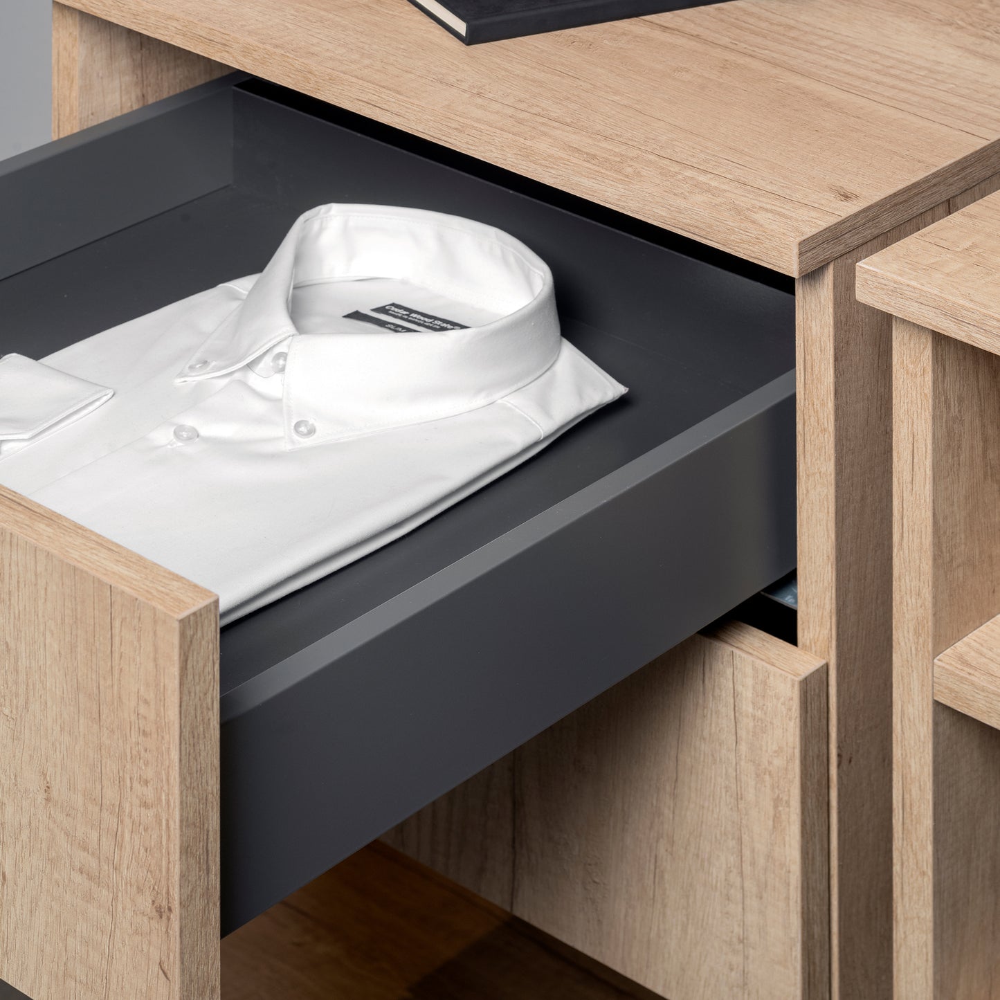 Cassetto esterno Vertex, 40kg, altezza 131mm con Push Sincro e regolazione 3D