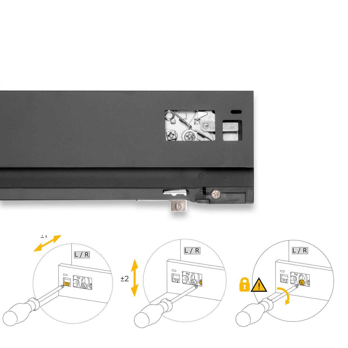 Cassetto esterno Protone 30 kg altezza 93 mm