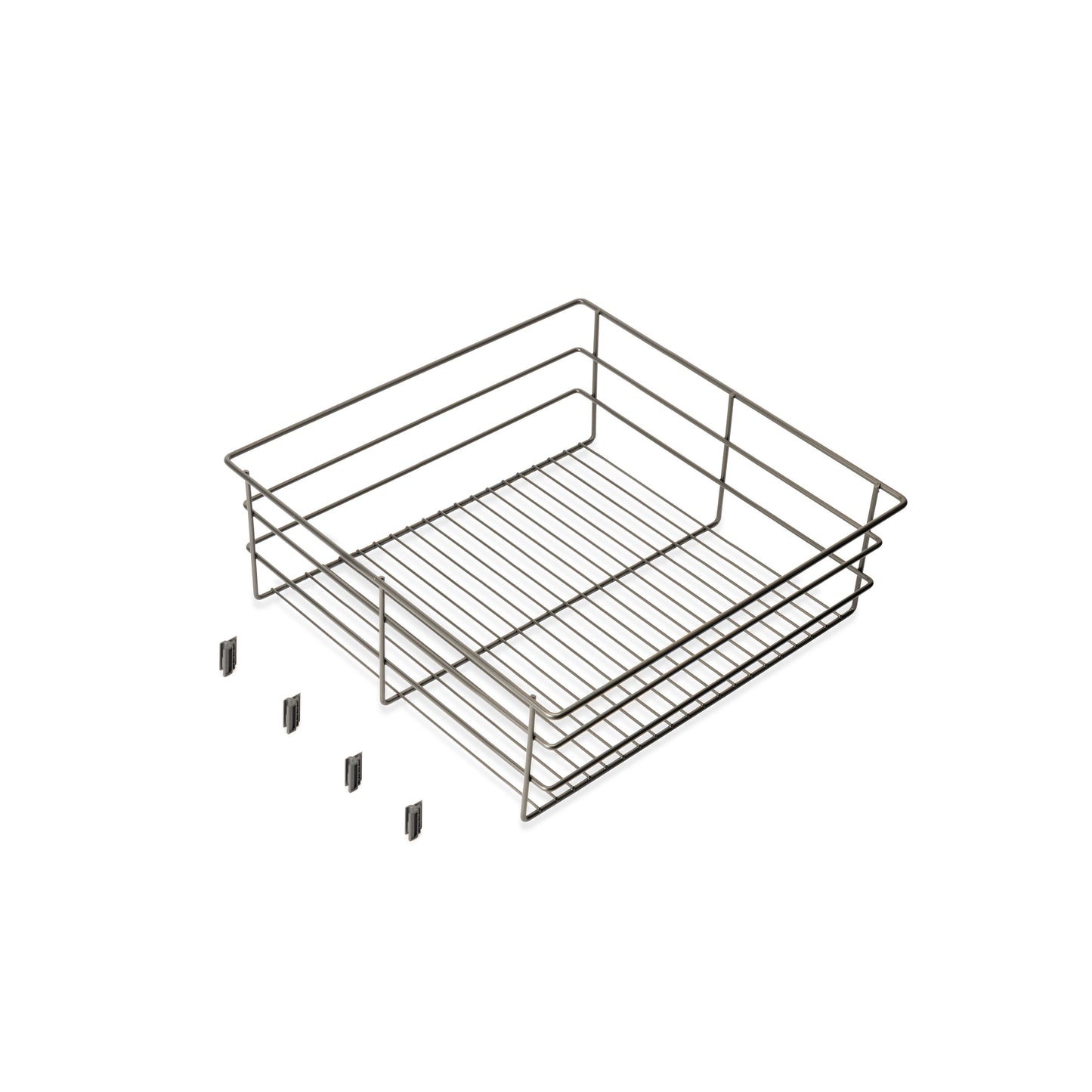 Cassetto in filo metallico per armadi e cabine armadio Quartz