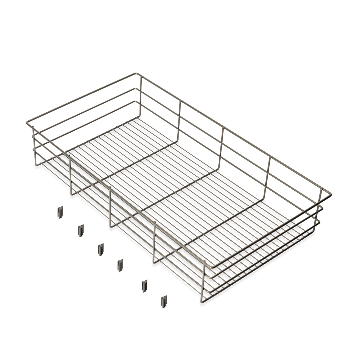 Cassetto in filo metallico per armadi e cabine armadio Quartz