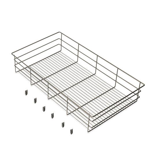 Cassetto in filo metallico per armadi e cabine armadio Quartz